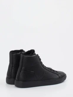 Henderson – High-Top-Sneaker aus Hirschleder schwarz