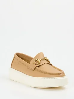 Henderson – Loafer aus Kalbleder in Beigebraun