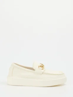 Henderson – Loafer aus Kalbleder in Cremeweiß