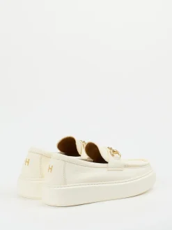Henderson – Loafer aus Kalbleder in Cremeweiß