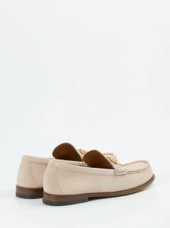 Henderson – Loafer aus Veloursleder in Beige