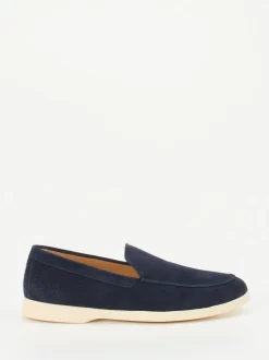 Henderson – Loafer aus Veloursleder navyblau