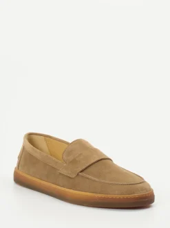 Henderson – Loafer aus Veloursleder sandbraun