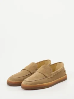 Henderson – Loafer aus Veloursleder sandbraun