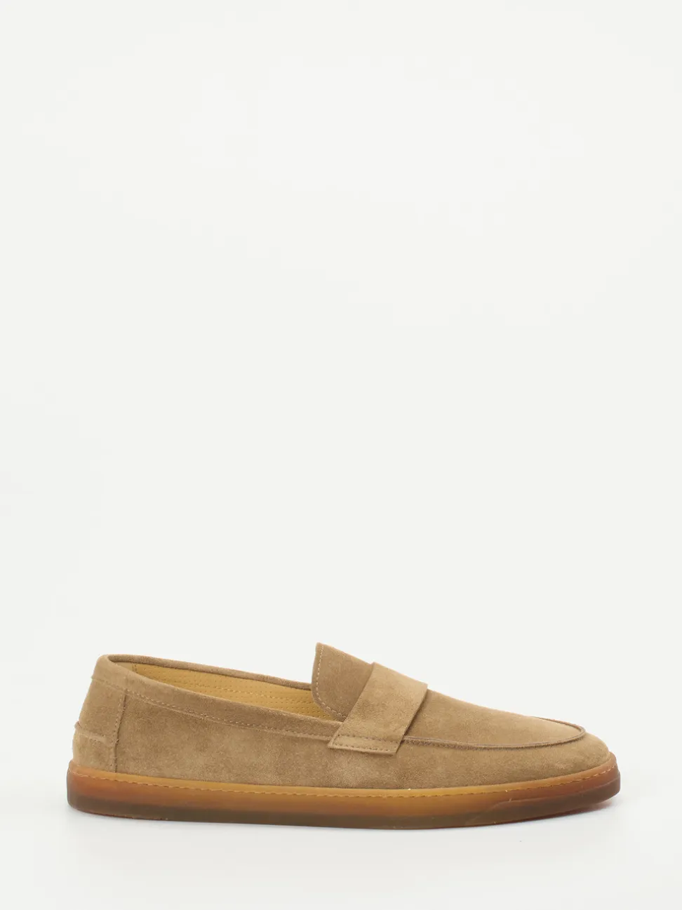Henderson – Loafer aus Veloursleder sandbraun
