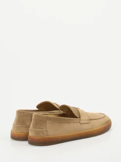 Henderson – Loafer aus Veloursleder sandbraun