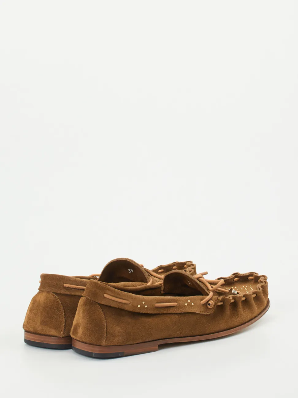 Henderson – Mokassins aus Veloursleder cognacbraun