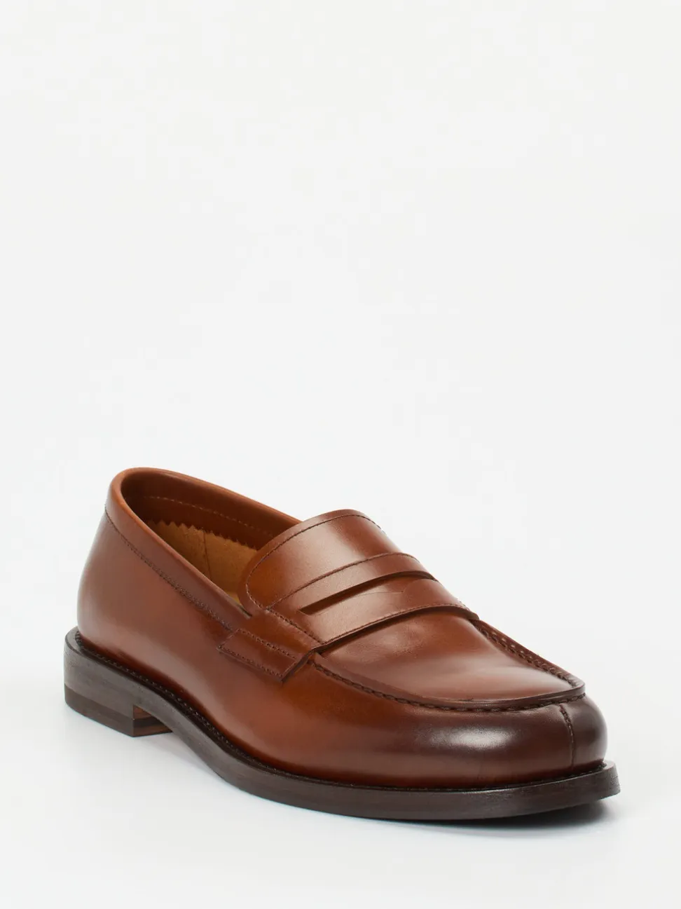 Henderson – Penny Loafer aus Kalbleder braun