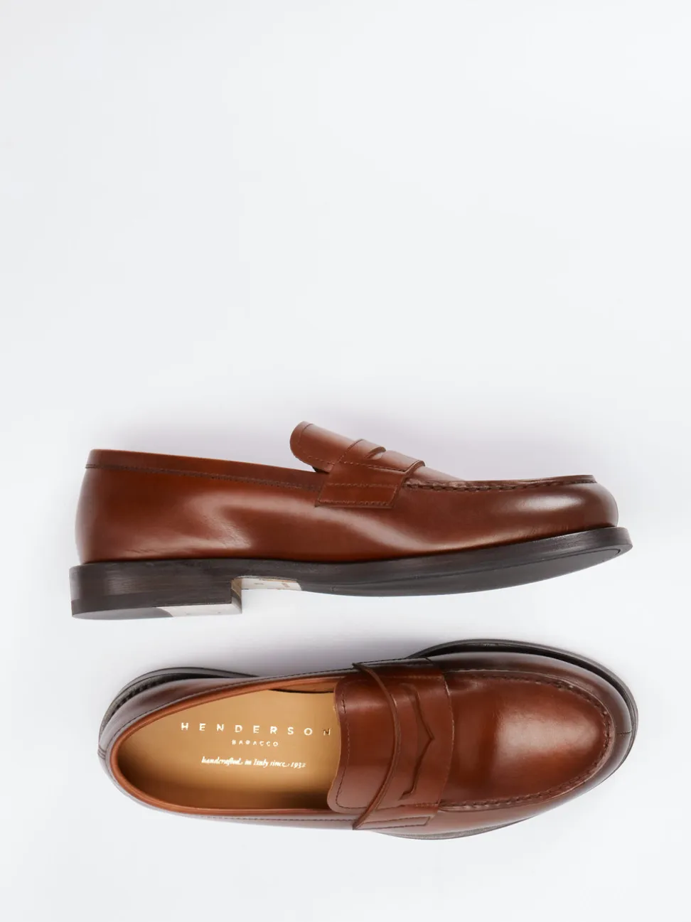 Henderson – Penny Loafer aus Kalbleder braun