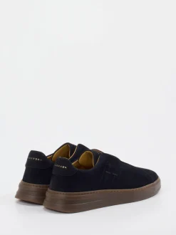 Henderson – Slip-On Sneaker aus Nubukleder dunkelblau
