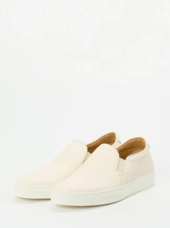 Henderson – Slip-On Sneaker aus Hirschleder cremeweiß