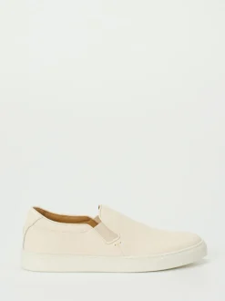 Henderson – Slip-On Sneaker aus Hirschleder cremeweiß