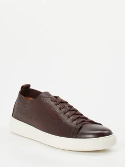Henderson – Sneaker aus Hirschleder Dunkelbraun