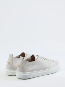 Henderson – Sneaker aus Hirschleder cremeweiß