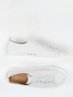 Henderson – Sneaker aus Hirschleder cremeweiß