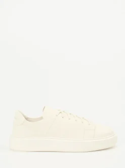 Henderson – Sneaker aus Hirschleder in Cremeweiß
