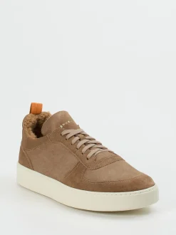 Henderson – Sneaker aus Veloursleder mittelbraun