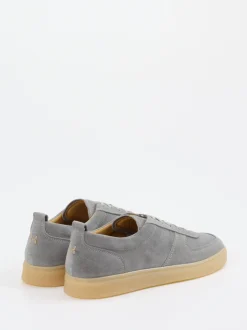 Henderson – Sneaker aus Veloursleder Hellgrau