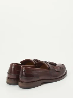 Henderson – Tassel Loafer aus Kalbleder Bordeaux