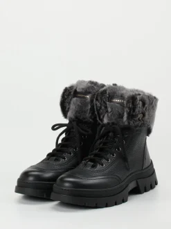 Henderson – Winterboots aus Kalbleder schwarz
