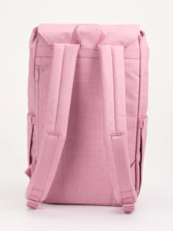Herschel – Rolltop-Rucksack aus Textil in Altrosa