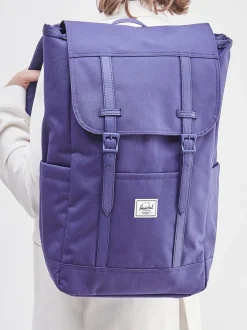 Herschel – Rucksack aus recyceltem Textil in Blau
