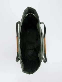 Herschel – Shopper-Tasche aus Textil in Olivgrün