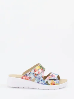 Hickersberger – Komfort-Pantolette aus Leder multicolor
