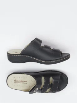Hickersberger – Komfort-Pantolette aus Kalbleder schwarz