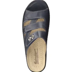 Hickersberger – Komfort-Pantoletten aus Kalbleder Blau