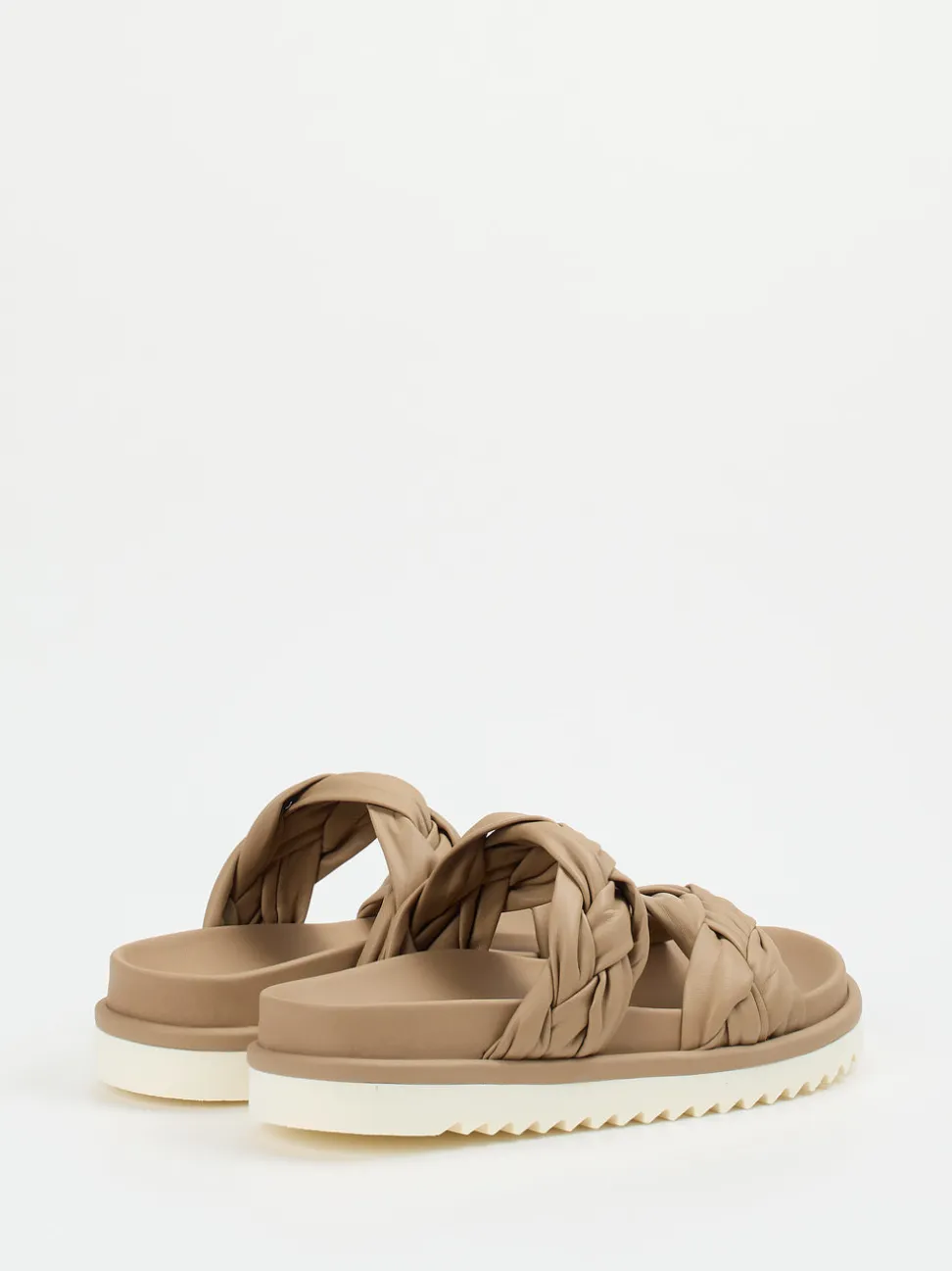 Homers – Sandalen aus Lammleder in Sandbeige