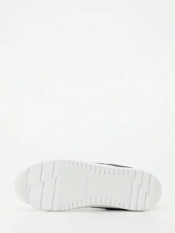 HUB – Mid-Top Sneaker aus Fettleder anthrazit