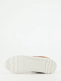 HUB – Mid-Top Sneaker aus Fettleder braun