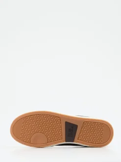 HUB – Mid-Top Sneaker aus Fettleder dunkelbraun