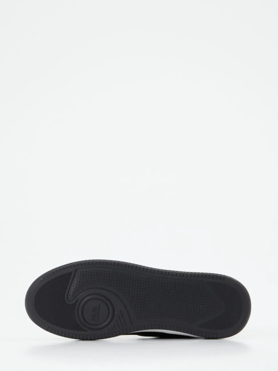 HUB – Mid-Top Sneaker aus Fettleder schwarz