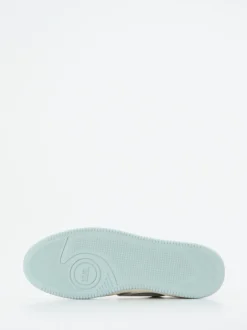 HUB – Sneaker aus Kalbleder in Weiß und Pastell