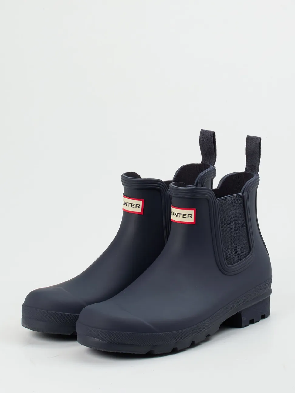 Hunter – Gummiboots aus Synthetik Dunkelblau