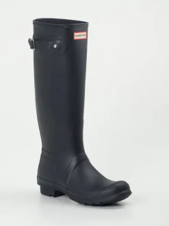 Hunter – Gummistiefel aus Gummi in Navyblau