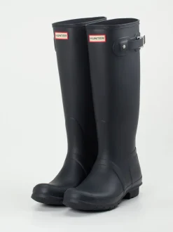 Hunter – Gummistiefel aus Gummi in Navyblau