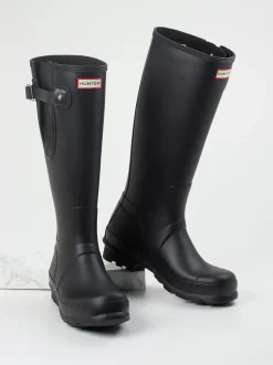 Hunter – Gummistiefel aus Synthetik in Schwarz