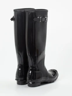 Hunter – Gummistiefel aus Synthetik in Schwarz