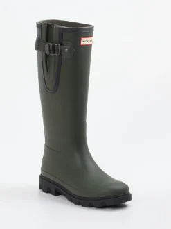 Hunter – Gummistiefel aus Synthetik in Olivgrün