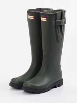 Hunter – Gummistiefel aus Synthetik in Olivgrün