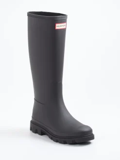 Hunter – Gummistiefel aus Gummi in Schwarz
