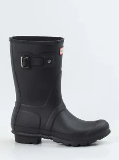 Hunter – Gummistiefel aus Synthetik in Schwarz