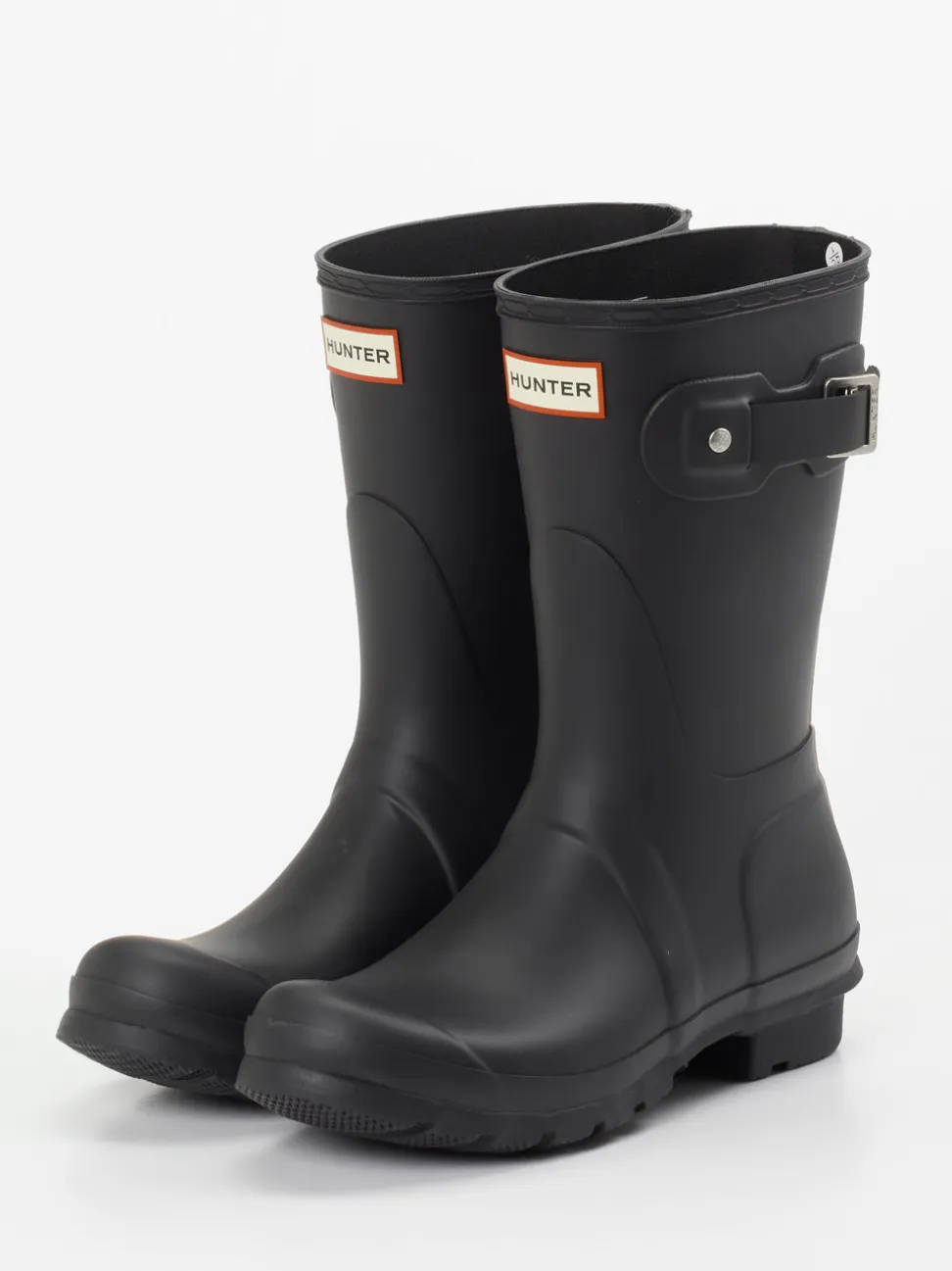 Hunter – Gummistiefel aus Synthetik in Schwarz