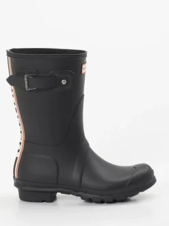 Hunter – Gummistiefel aus Synthetik in Schwarz