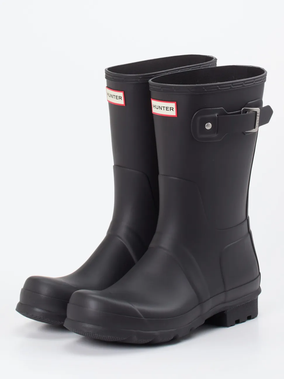Hunter – Gummistiefel aus Synthetik in Schwarz