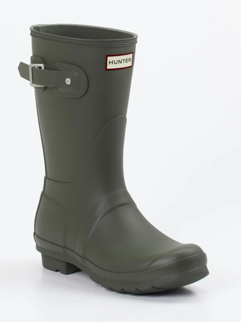 Hunter – Gummistiefel aus Synthetik in Olivgrün