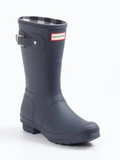 Hunter – Gummistiefel aus Synthetik in Dunkelblau